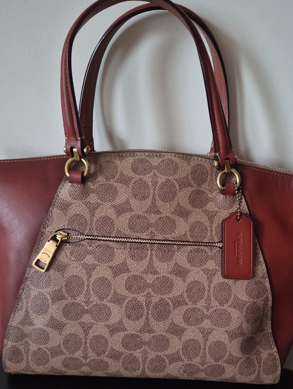 Coach Prairie Satchel In Signature Canvas